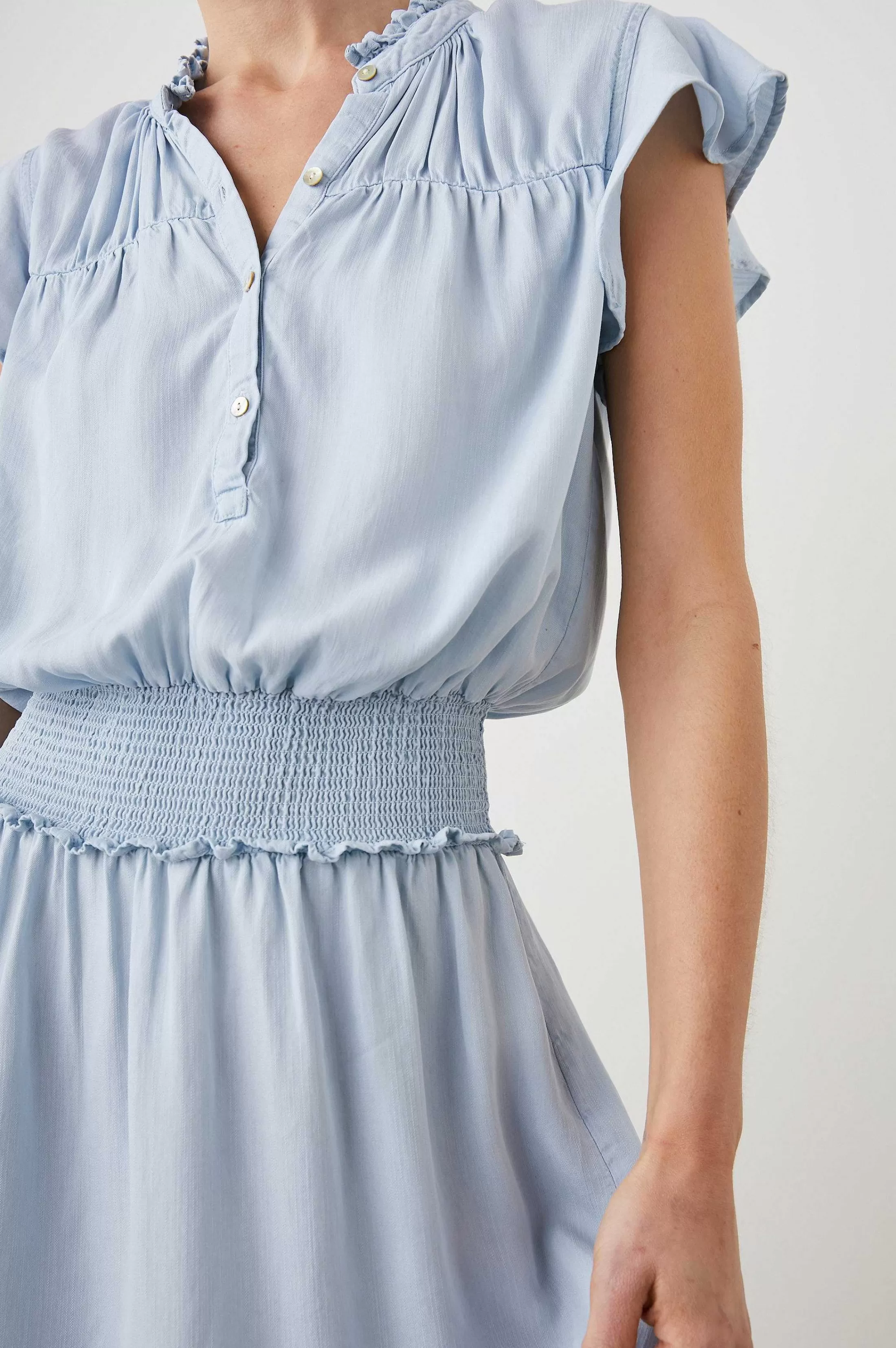 Jurken En Rompertjes-Rails Amina Jurk - Lichte Vintage