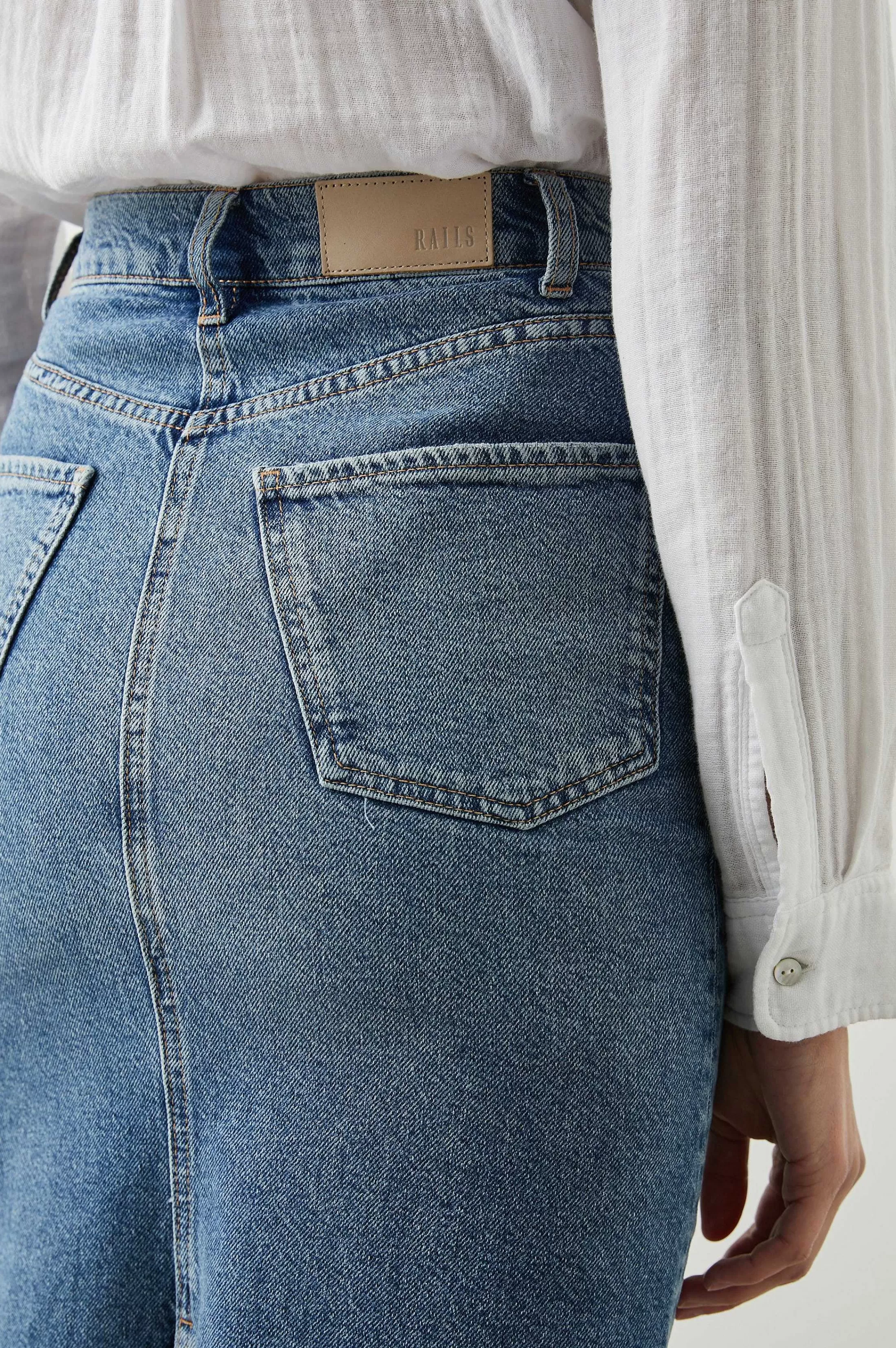 Denim-Rails Highland Rok - Vintage Sapphire