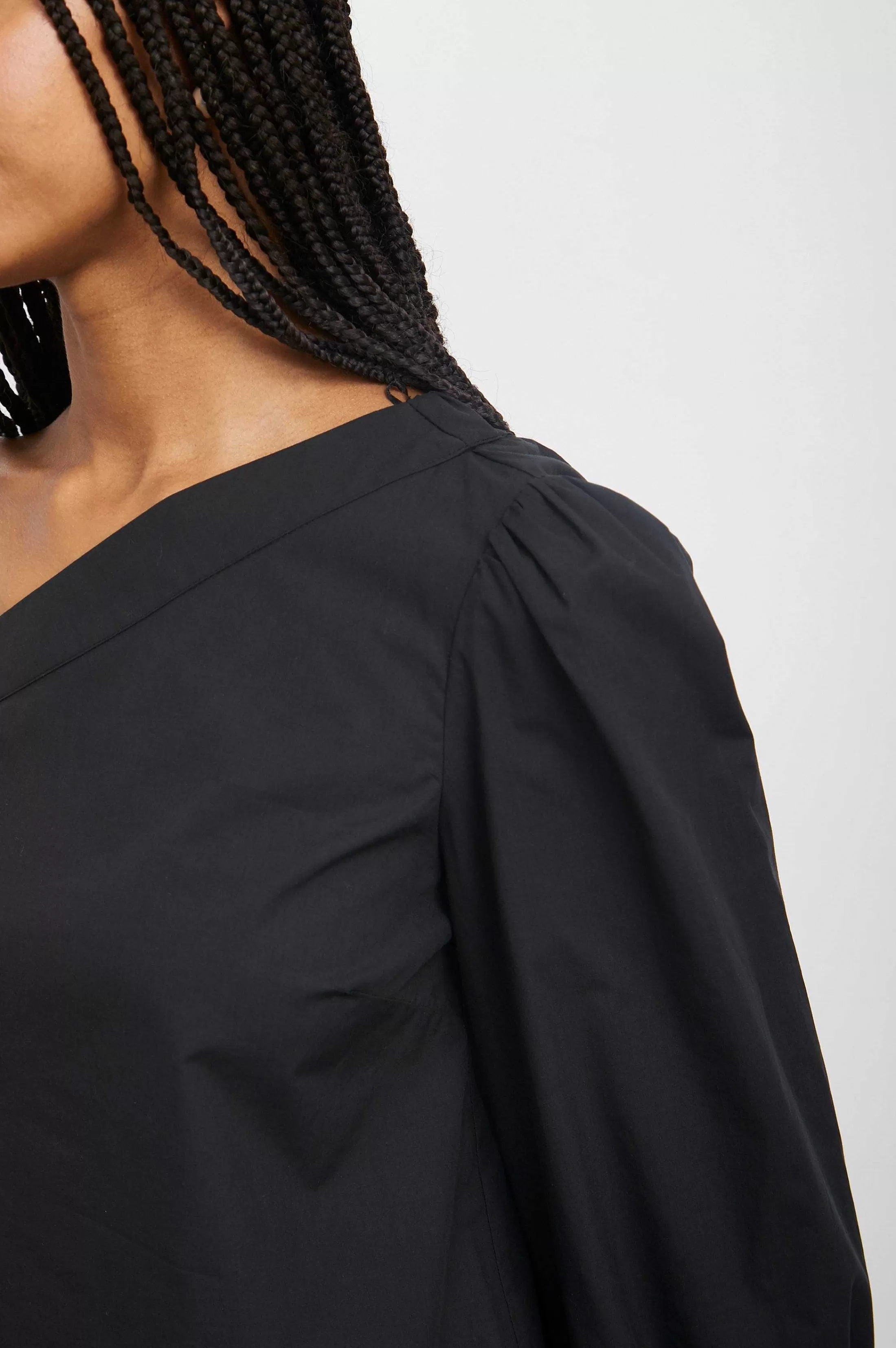 Bovenkanten-Rails Jill Top - Zwart