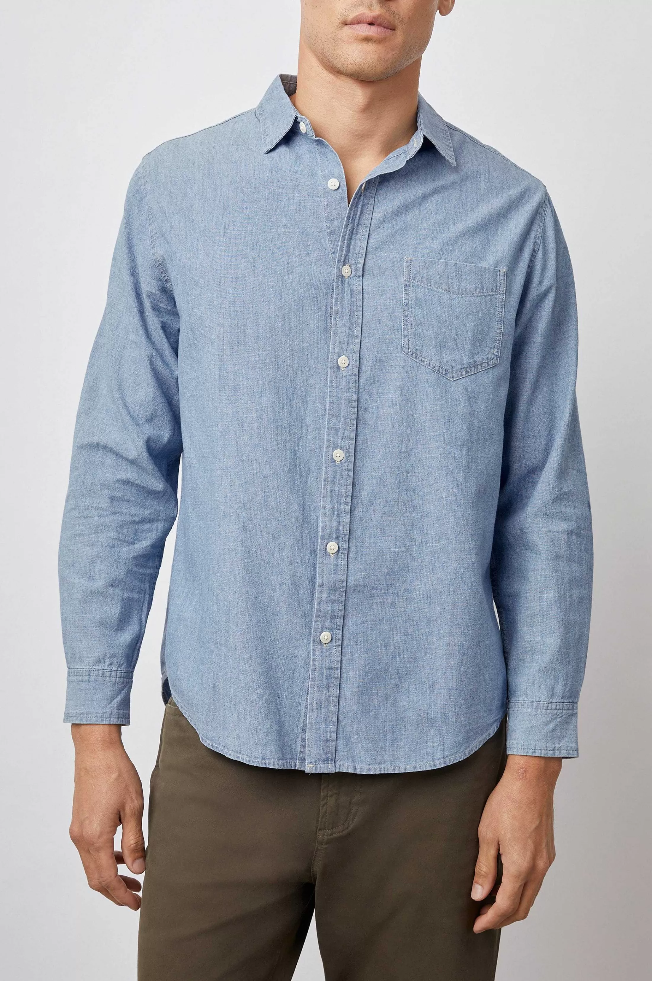 Overhemden-Rails Katoenen Overhemd - Medium Vintage Wash