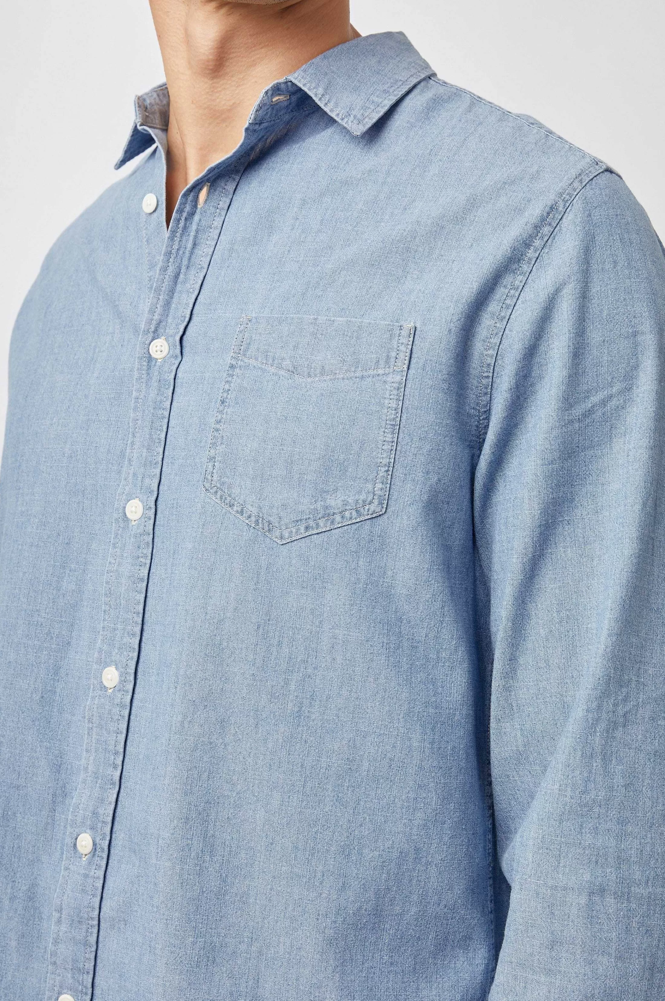 Overhemden-Rails Katoenen Overhemd - Medium Vintage Wash