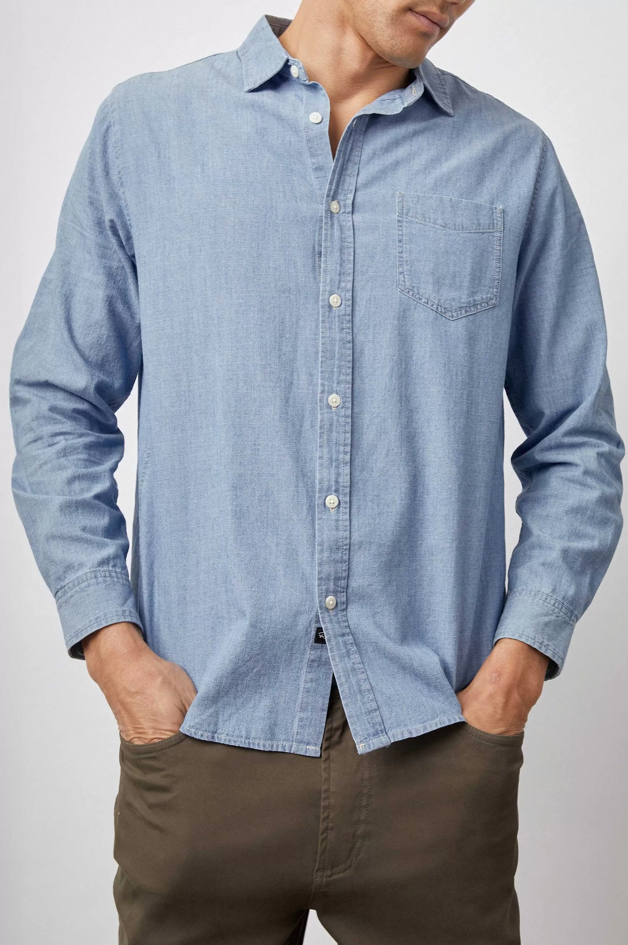 Overhemden-Rails Katoenen Overhemd - Medium Vintage Wash