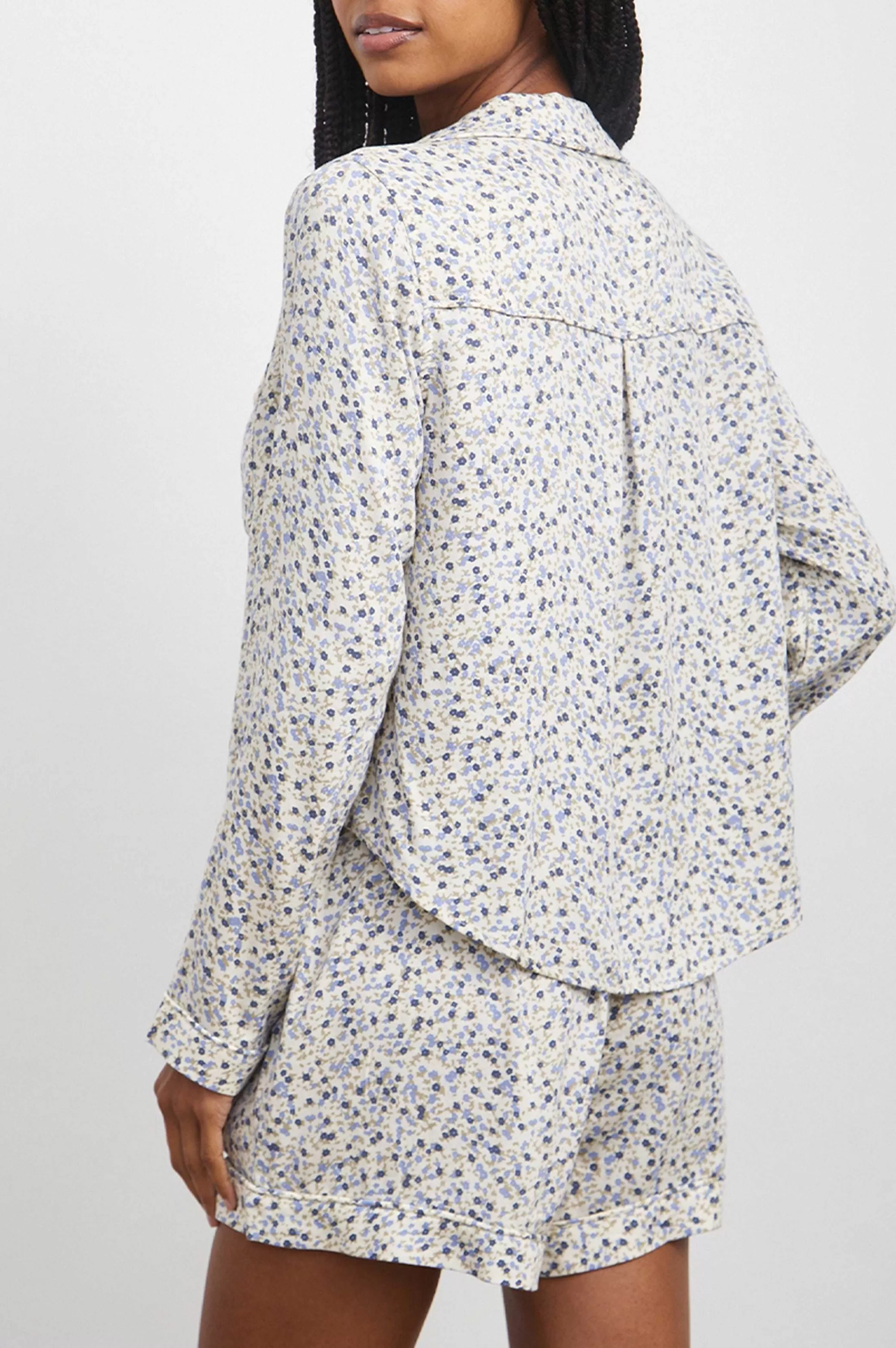 Nachtkleding-Rails Kellen Pyjamaset - Blauw Azelea