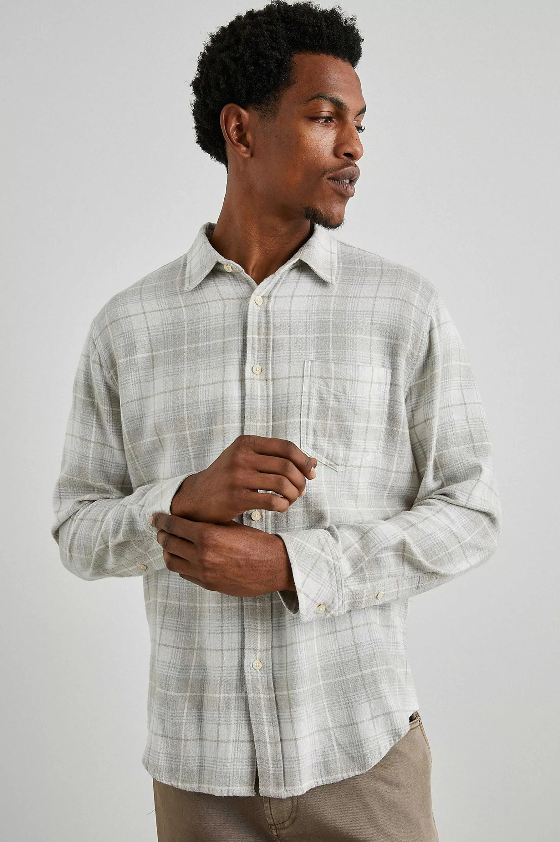 Overhemden-Rails Lennox Shirt - Tarweduif Melange