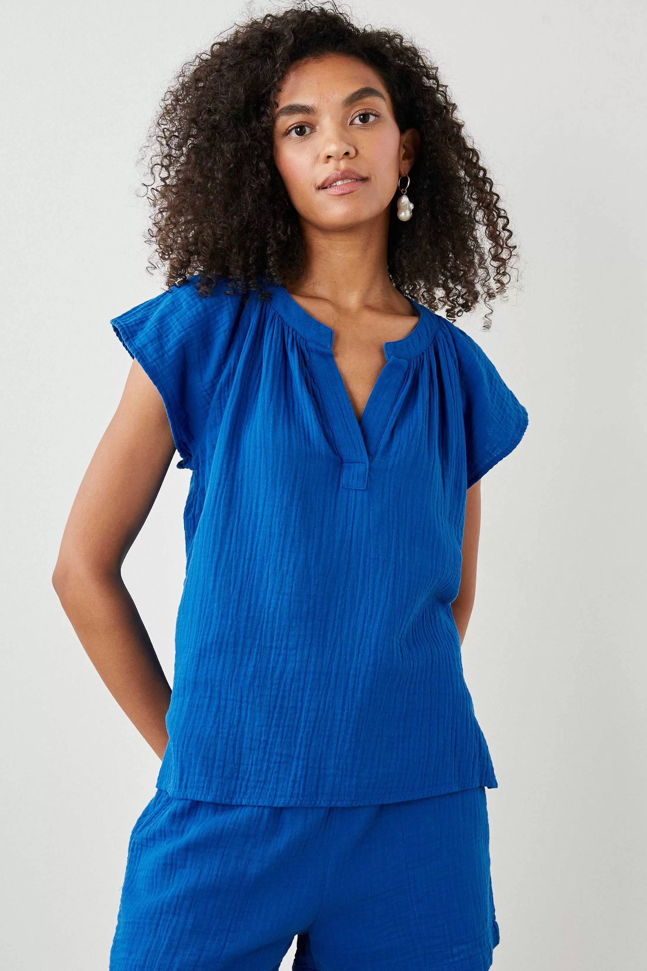 Bovenkanten-Rails Maribel Top - Saffier
