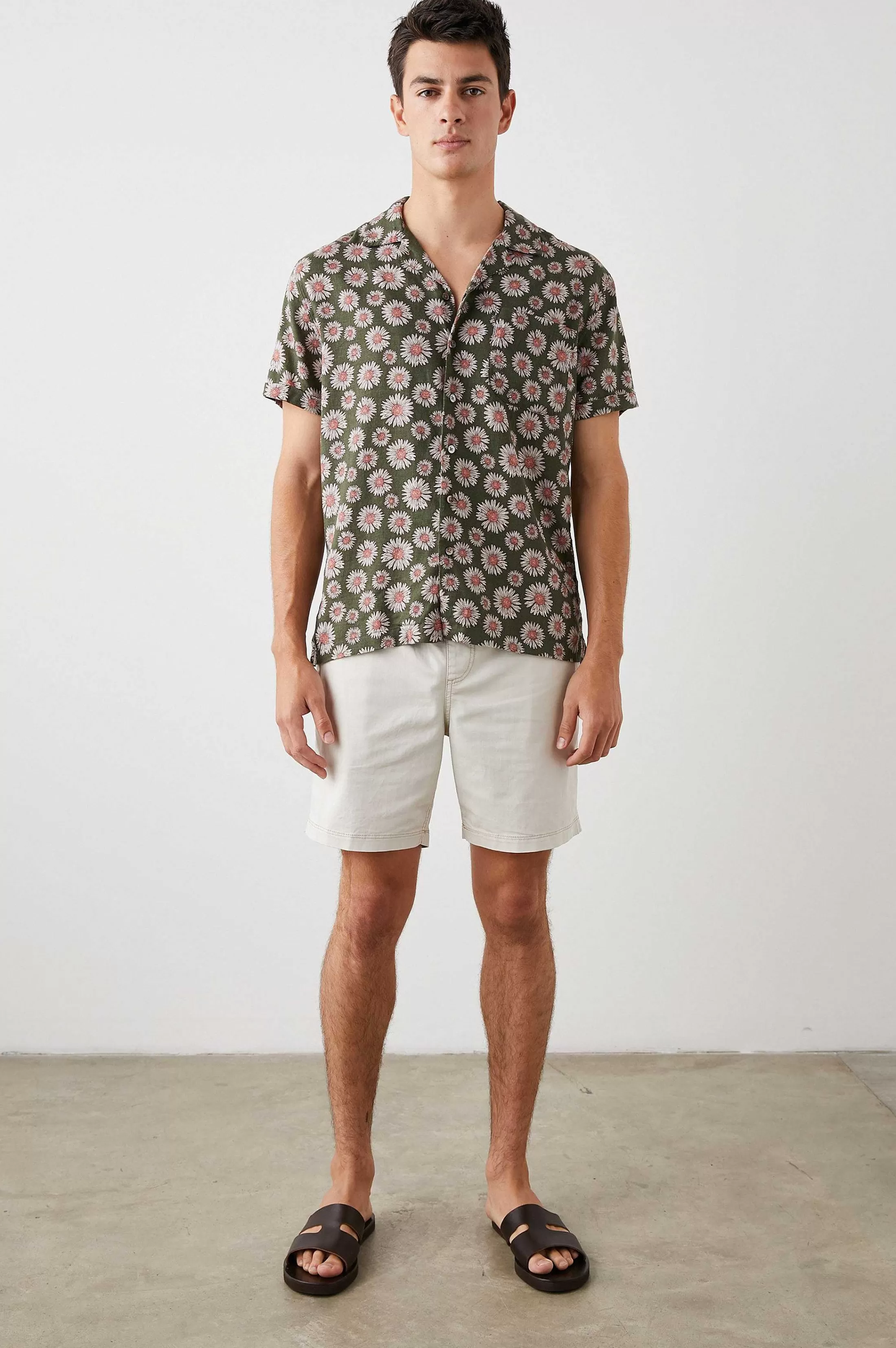 Overhemden-Rails Moreno Shirt - Maya Print Olijf