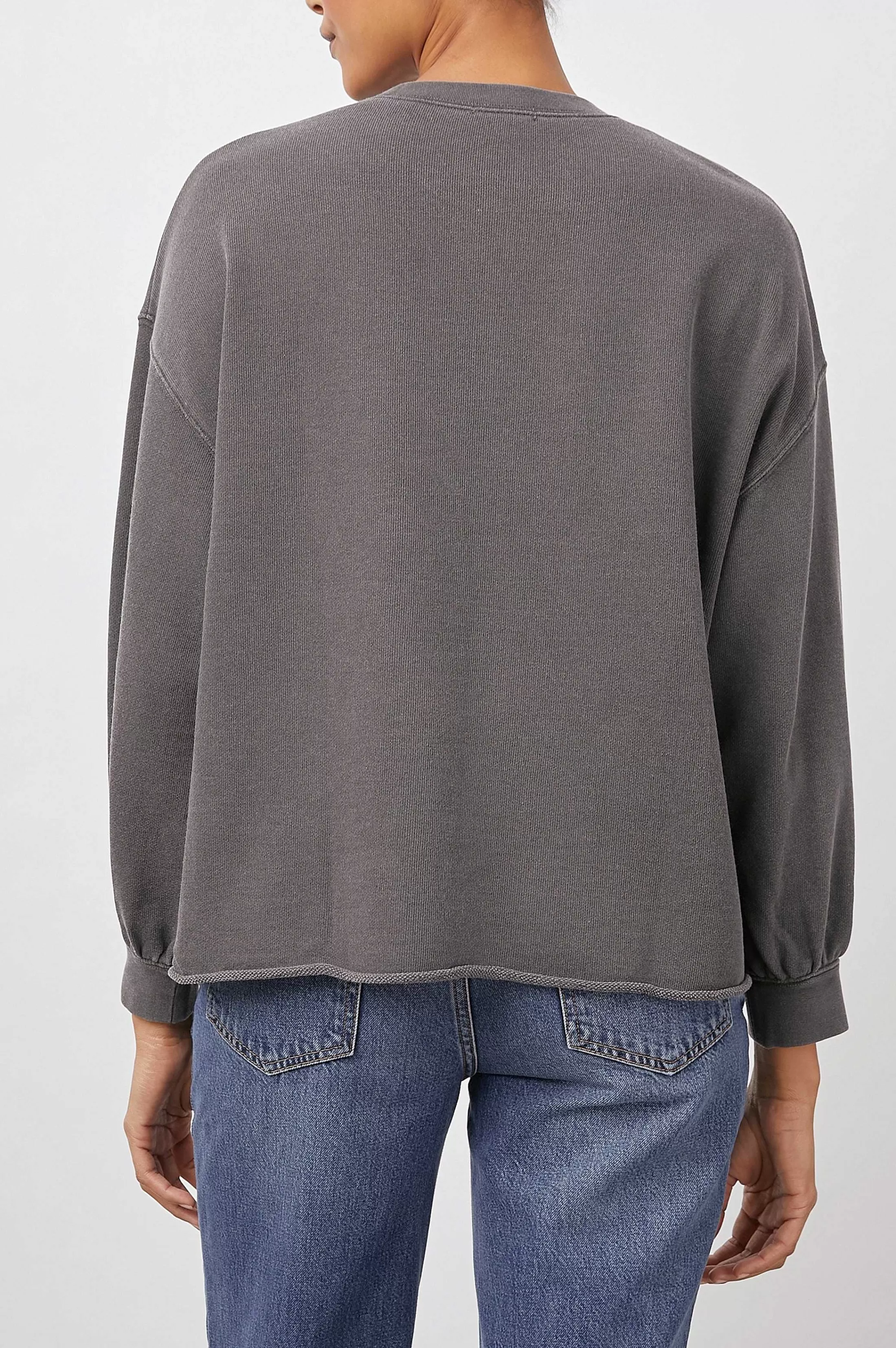 Nachtkleding-Rails Handtekening Sweatshirt - Vintage Zwart