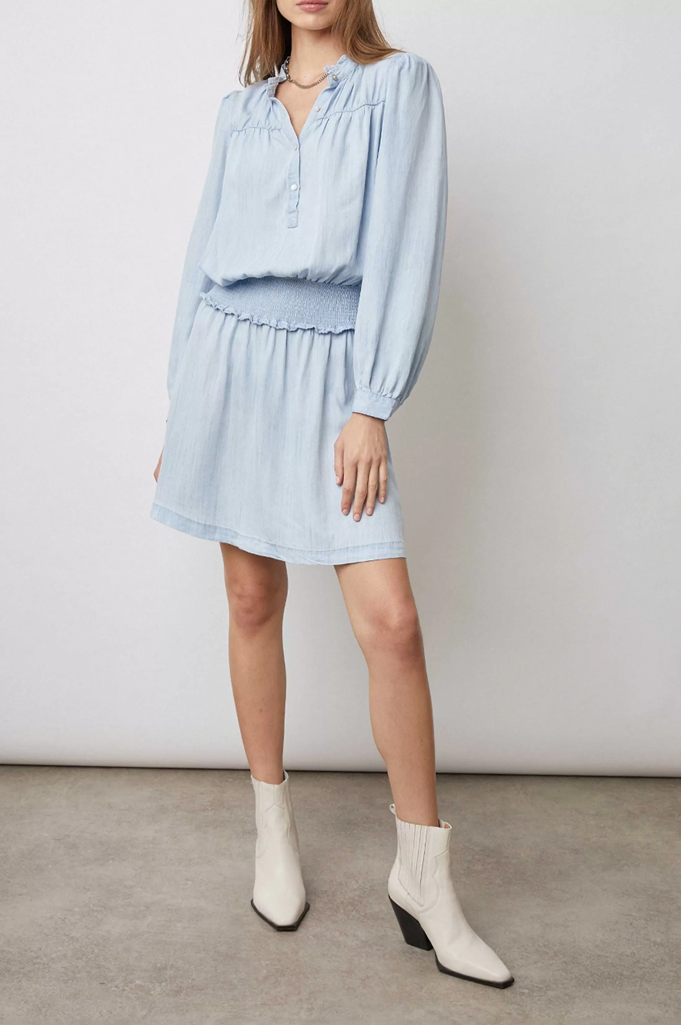 Jurken En Rompertjes-Rails Shawna Jurk - Lichte Vintage