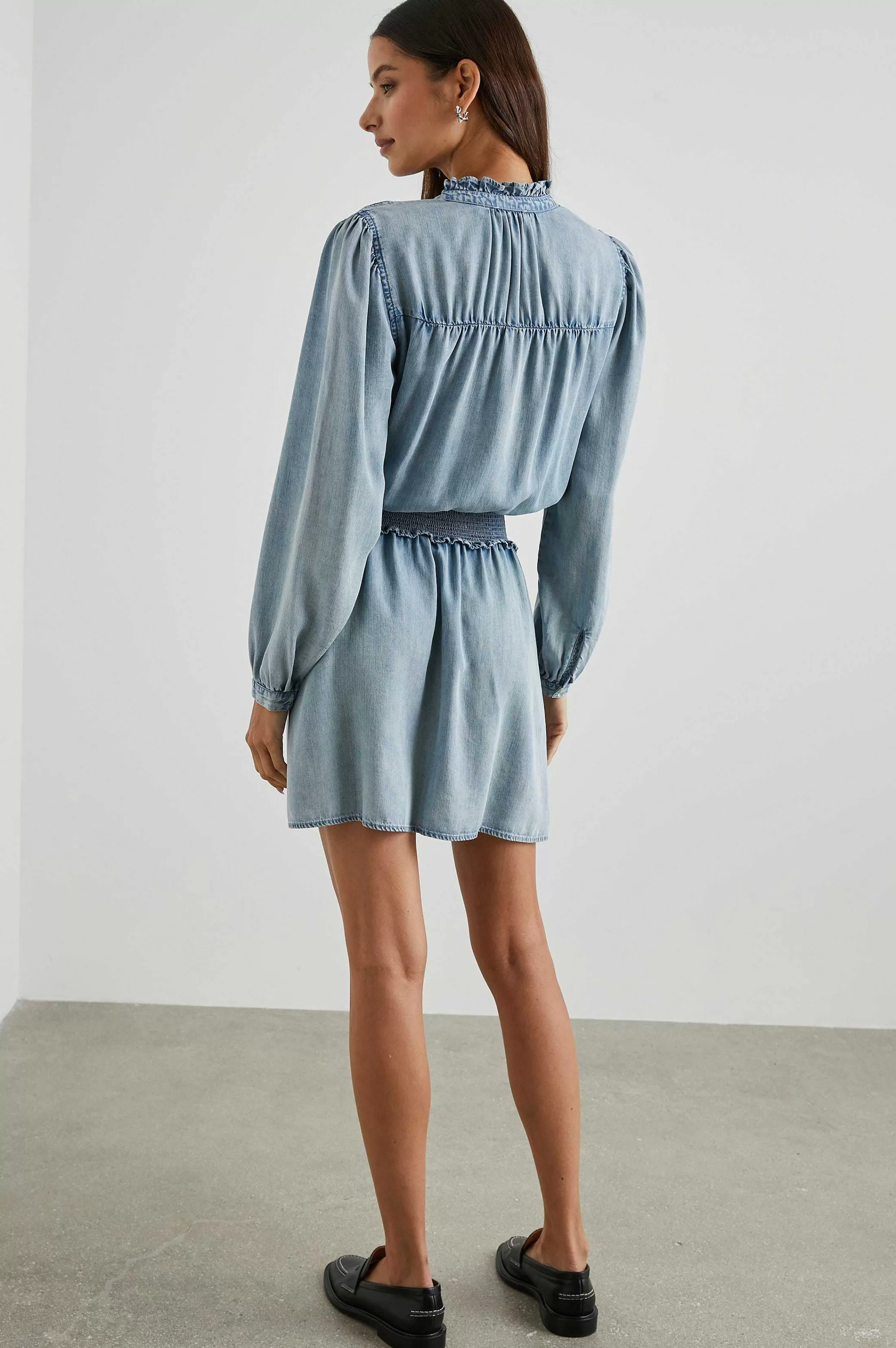 Jurken En Rompertjes-Rails Shawna Jurk - Med Vintage Cloud Wash